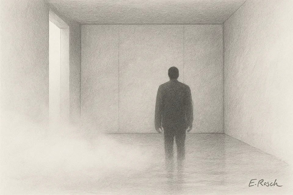 Erst durch den Nebel, dann durch die Wand